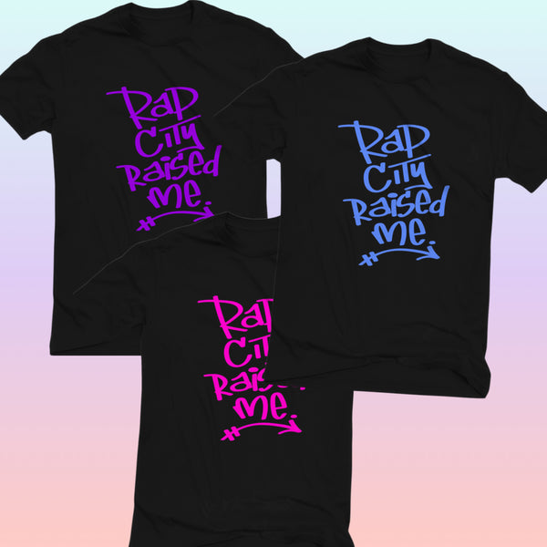 RAPCITYRAISEDME TEE - GRAF - BLACK