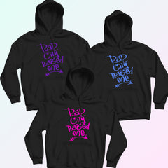 RAPCITYRAISEDME HOODIE - GRAF - BLACK