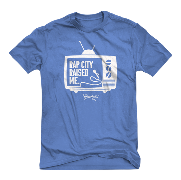 RAPCITYRAISEDME TEE - TV - LIGHT BLUE