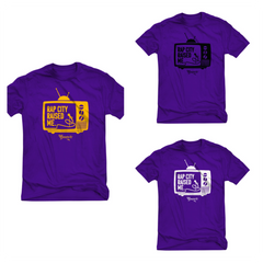 RAPCITYRAISEDME TEE - TV - PURPLE