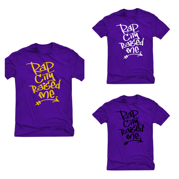 RAPCITYRAISEDME TEE - GRAF - PURPLE