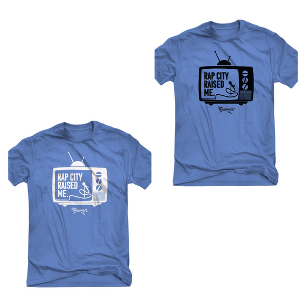 RAPCITYRAISEDME TEE - TV - LIGHT BLUE