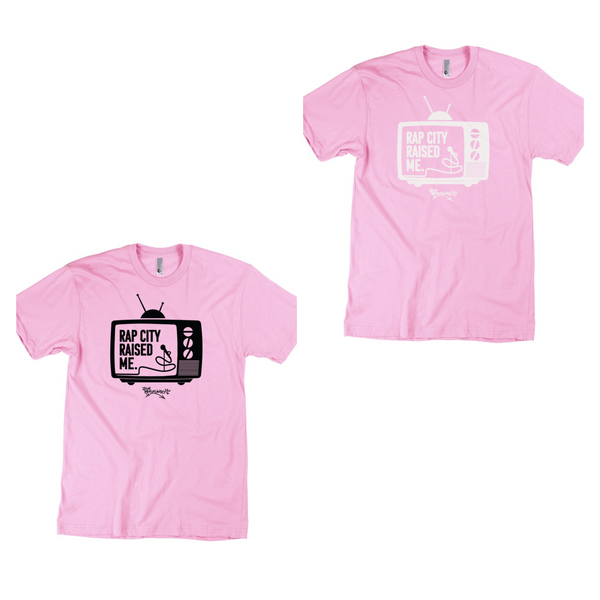 RAPCITYRAISEDME TEE - TV - SOFT PINK