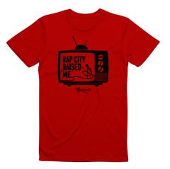 RAPCITYRAISEDME TEE - TV - RED