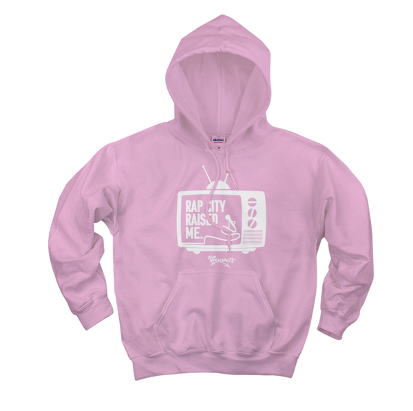 RAPCITYRAISEDME HOODIE - TV - SOFT PINK