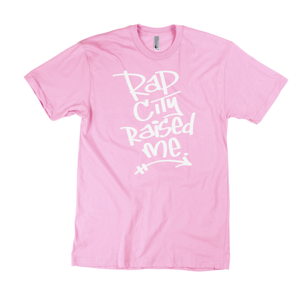 RAPCITYRAISEDME TEE - GRAF - SOFT PINK – Big Tigger