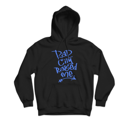 RAPCITYRAISEDME HOODIE - GRAF - BLACK