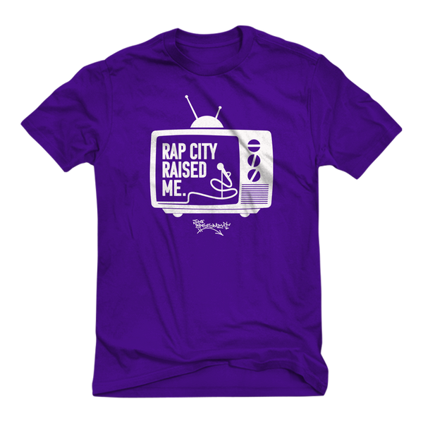 RAPCITYRAISEDME TEE - TV - PURPLE