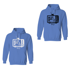 RAPCITYRAISEDME HOODIE - TV - CAROLINA BLUE