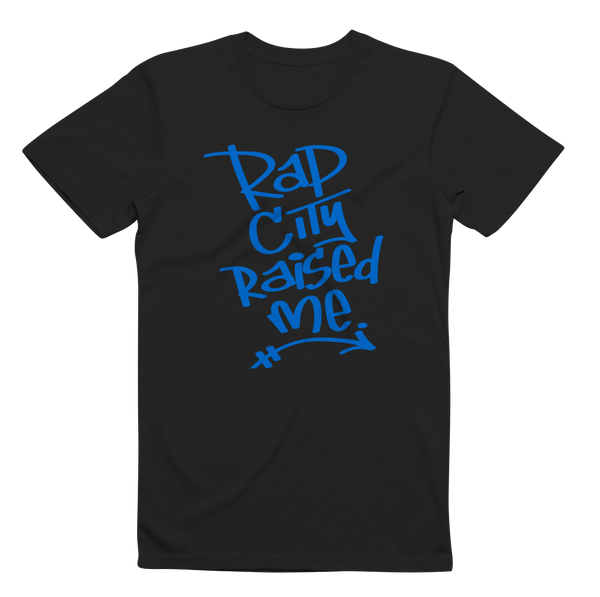 RAPCITYRAISEDME GRAF TEE - Blk/Blue