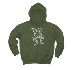RAPCITYRAISEDME HOODIE - GRAF - ARMY GREEN