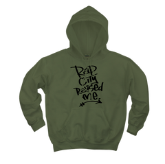 RAPCITYRAISEDME HOODIE - GRAF - ARMY GREEN