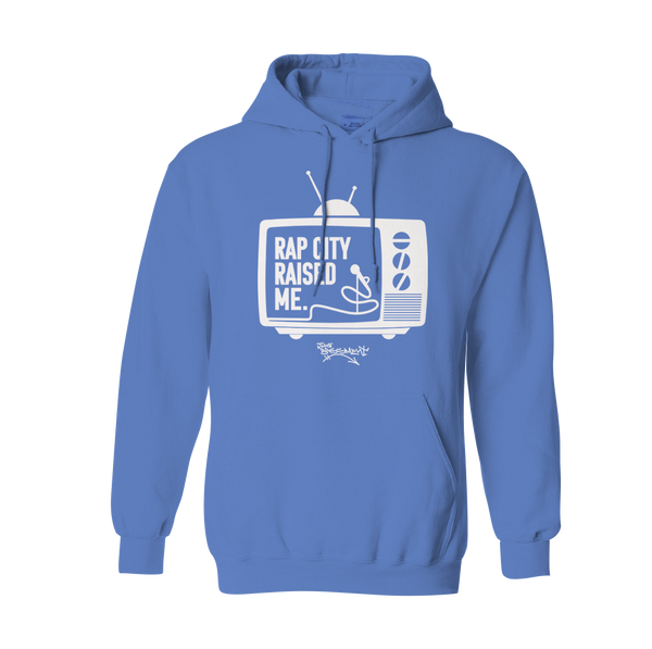 RAPCITYRAISEDME HOODIE - TV - CAROLINA BLUE