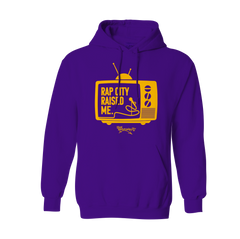 RAPCITYRAISEDME HOODIE - TV - PURPLE