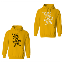 RAPCITYRAISEDME HOODIE - GRAF - YELLOW