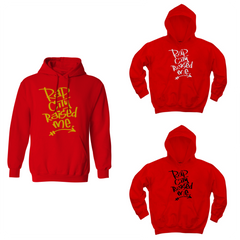 RAPCITYRAISEDME HOODIE - GRAF - RED