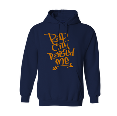 RAPCITYRAISEDME HOODIE - GRAF - NAVY BLUE
