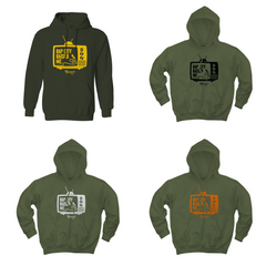 RAPCITYRAISEDME HOODIE - GRAF - ARMY GREEN